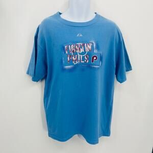 Philadelphia Phillies Majestic Graphic T-Shirt - Large